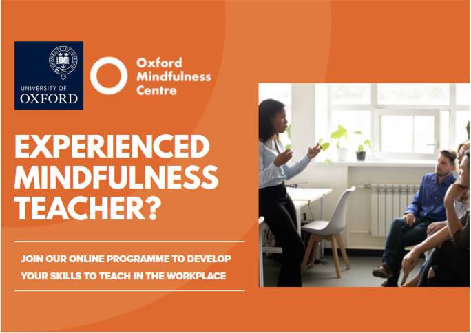 Mindfulness: Teaching in the Workplace - Oxford ...